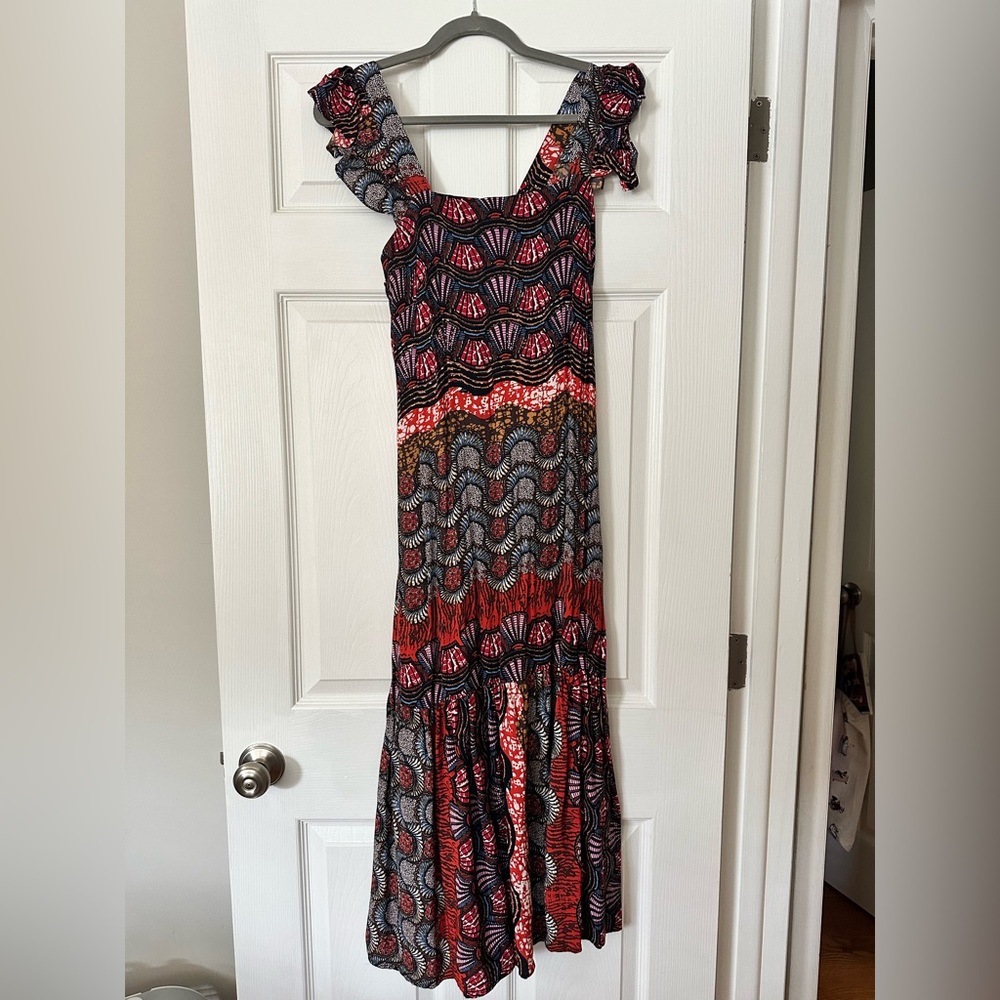 EUC Anthropologie COREY LYNN CALTER DORIANE MIDI DRESS Size S
